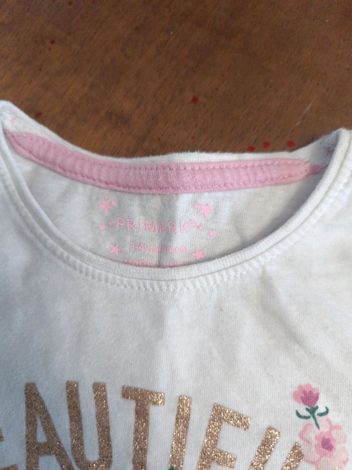 Tee shirt Primark 3-4 ans - photo numéro 4