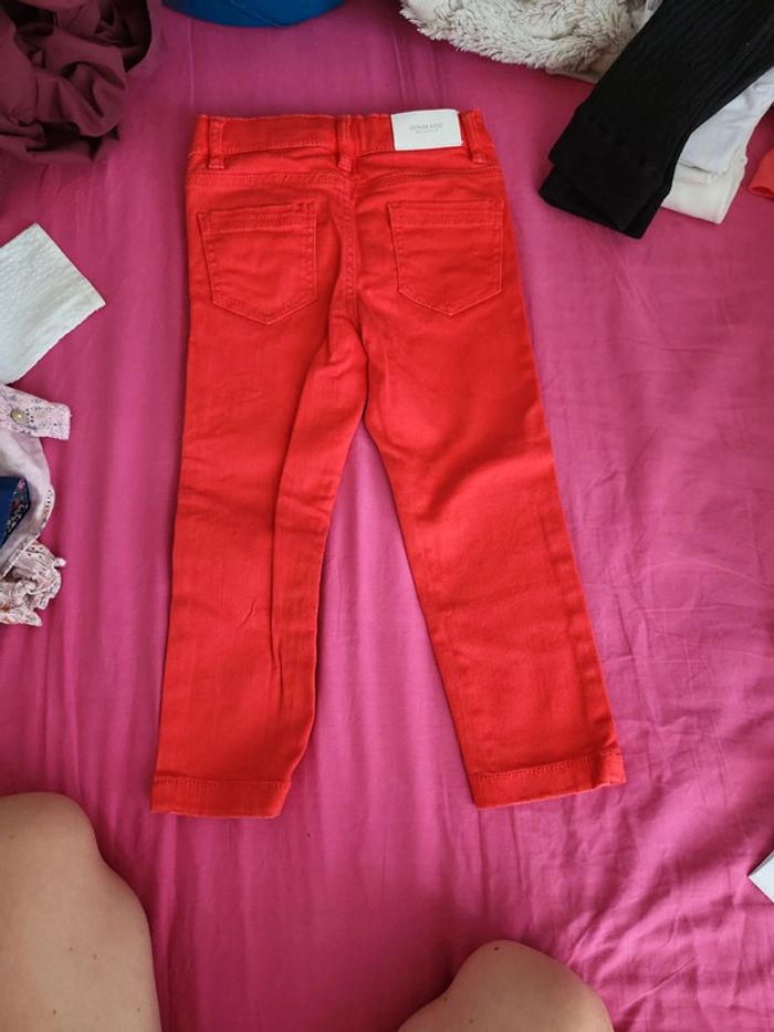 Pantalon rouge TeX 2-3ans - photo numéro 4