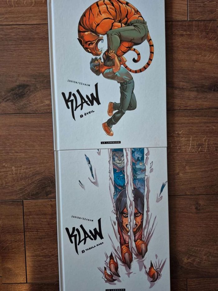 Lot de 2 bandes dessinées Klaw