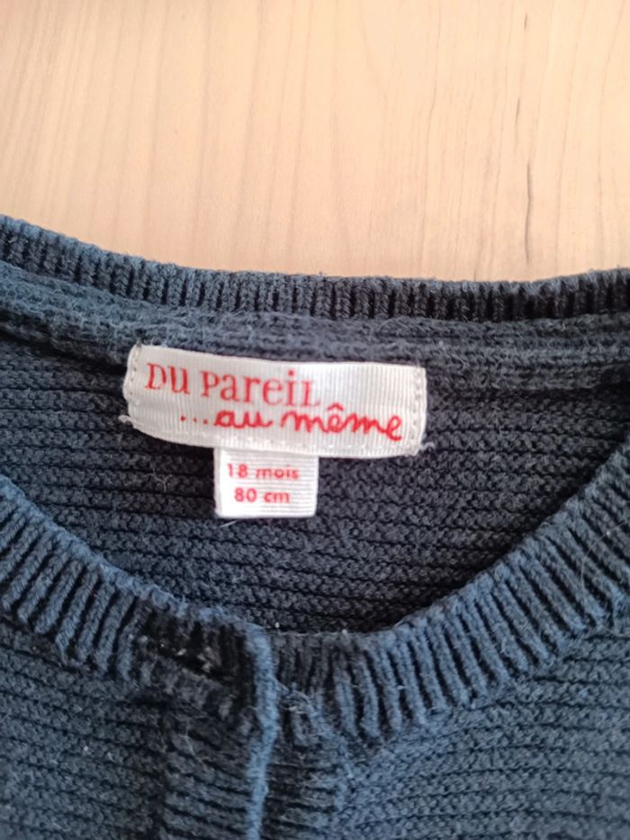 Gilet noir mickey du pareil au meme - photo numéro 3