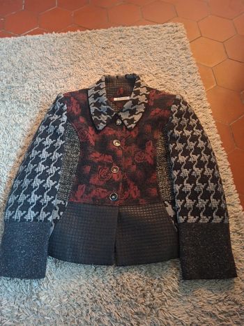 Veste manteau Multicolore femme Christine laure taille 46