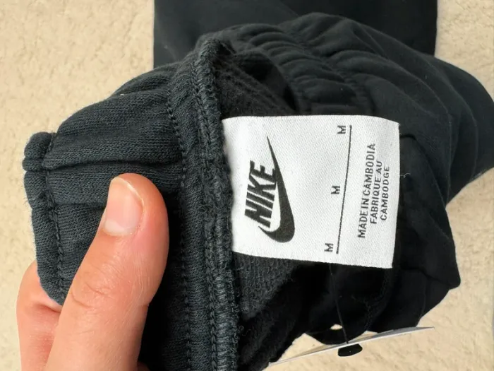 Jogging Oversize Nike Cargo Noir Logo Brodé Neuf Taille M - photo numéro 8