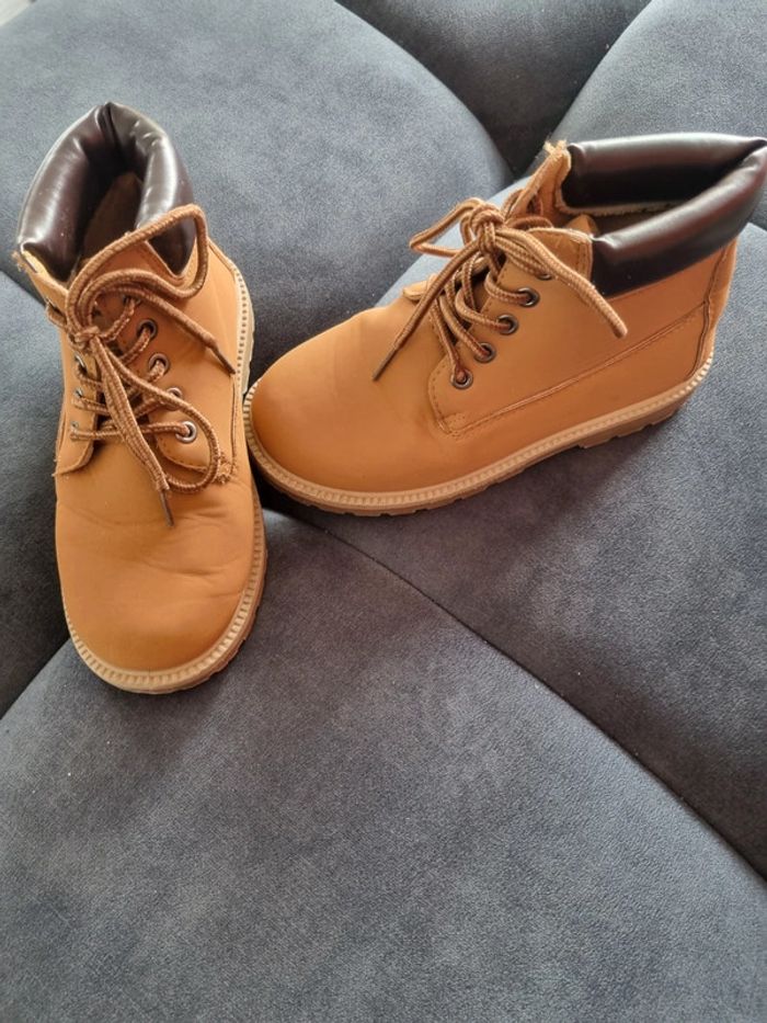 Bottines style montagnard