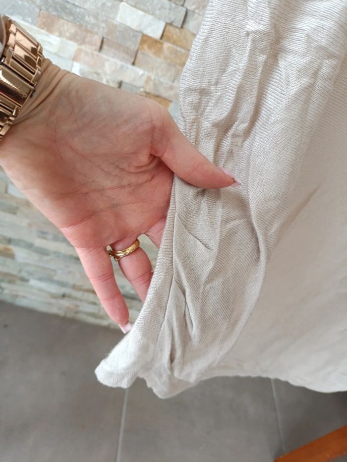 Pull fin beige TU - photo numéro 4