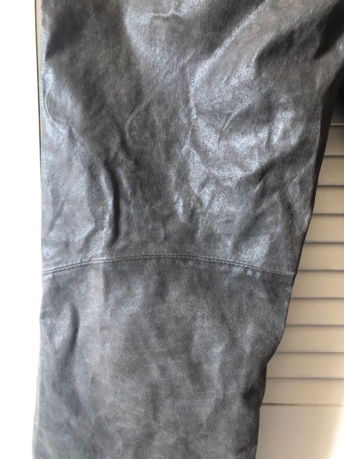 Pantalon cuir moto femme - photo numéro 4