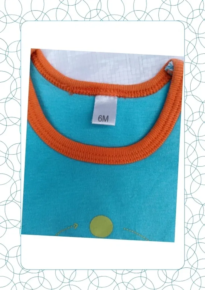 Tee shirt sans manche 6 mois - photo numéro 3