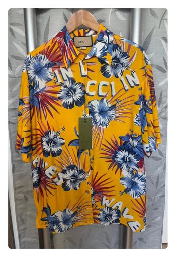 Chemise Gucci unisexe hawaïenne taille xs/s