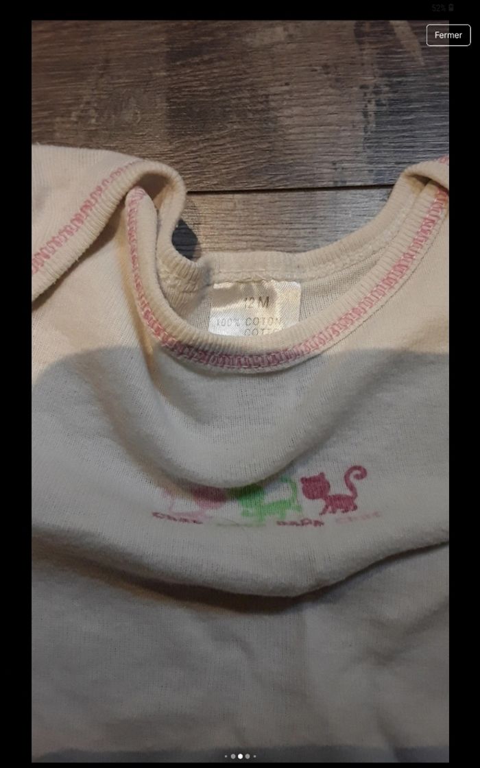 Lots de 5 bodies manche longue - photo numéro 5