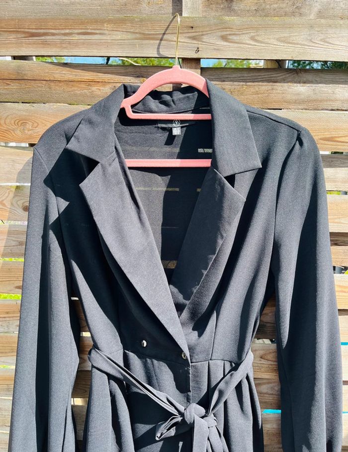 Robe portefeuille noir - Taille 40 - photo numéro 2