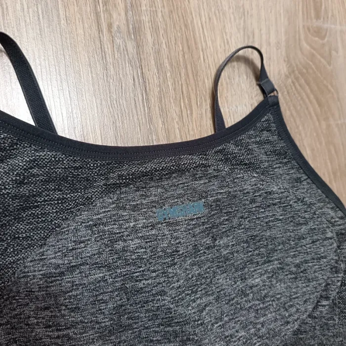 Brassière gymshark femme s gris foncé chiné - photo numéro 2