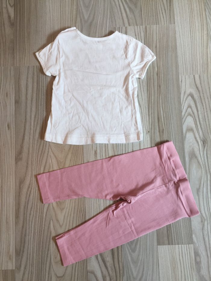 Ensemble tee-shirt et legging kiabi 18 mois - photo numéro 4