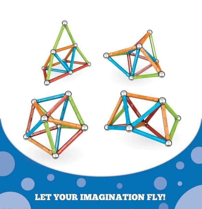 [NEUF] Geomag Classic 351 Confetti – Jeu 35 Pièces - photo numéro 3