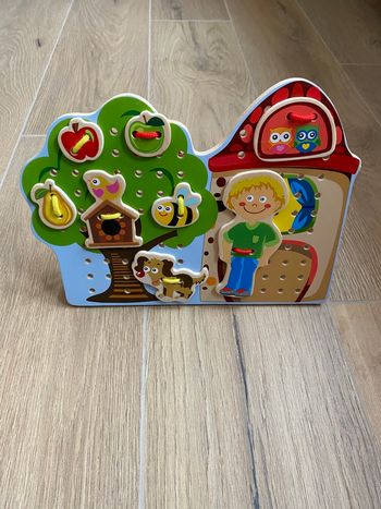 Jeu de motricité en bois