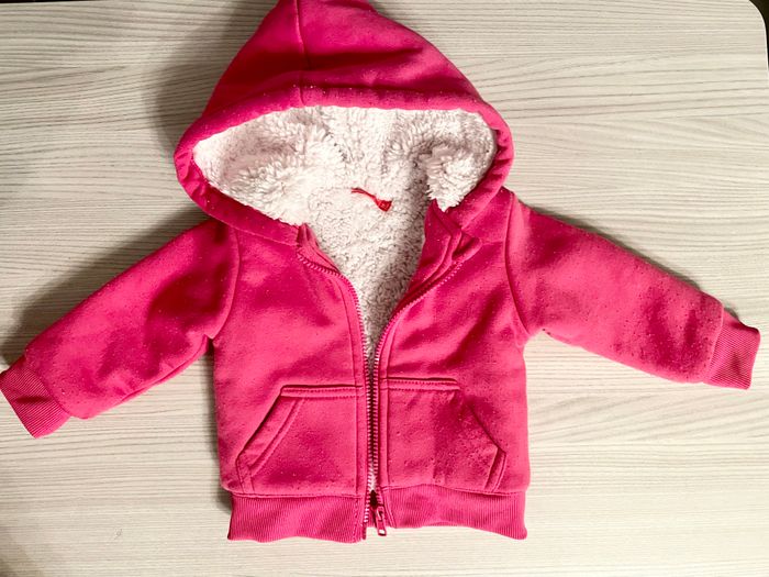 Veste polaire rose fuchsia