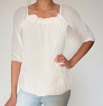 Chemisier blanc cache cache T S/M