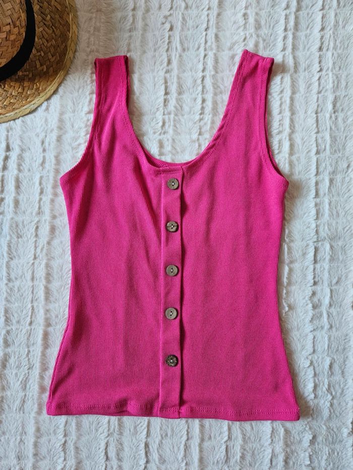 Débardeur fuchsia taille 36 - photo numéro 2