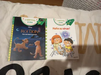 Lot de 2 livres "J'apprends à lire" milieu de CP niveau 2
