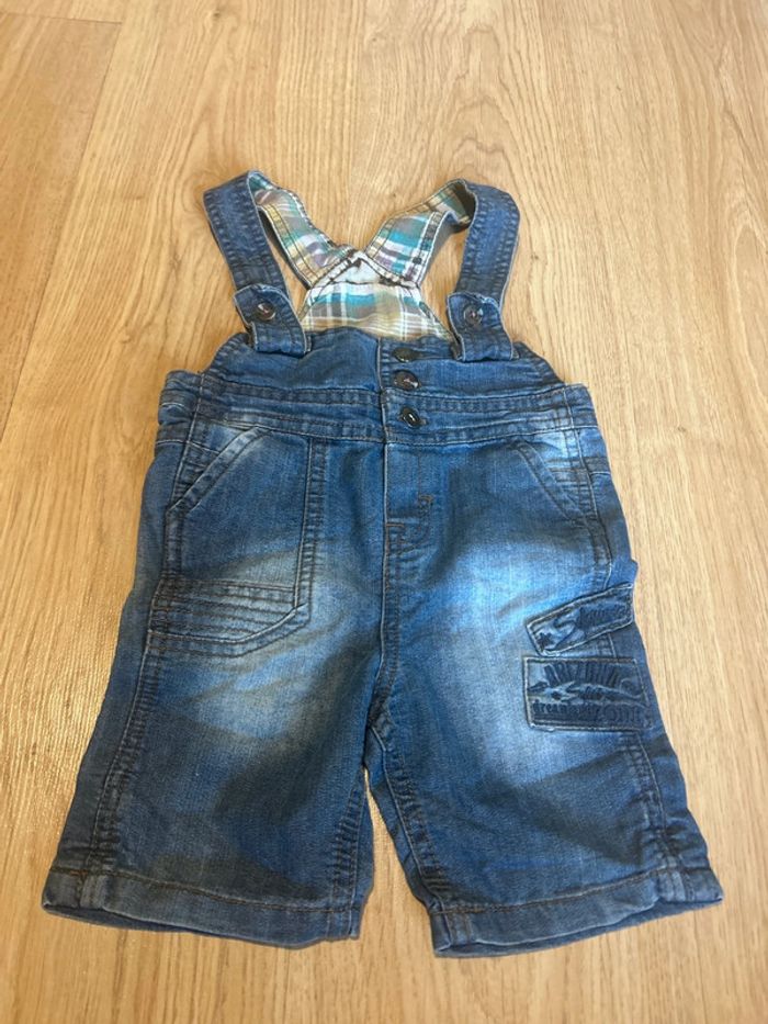 Salopette short en jean Tape à l’œil 23 mois