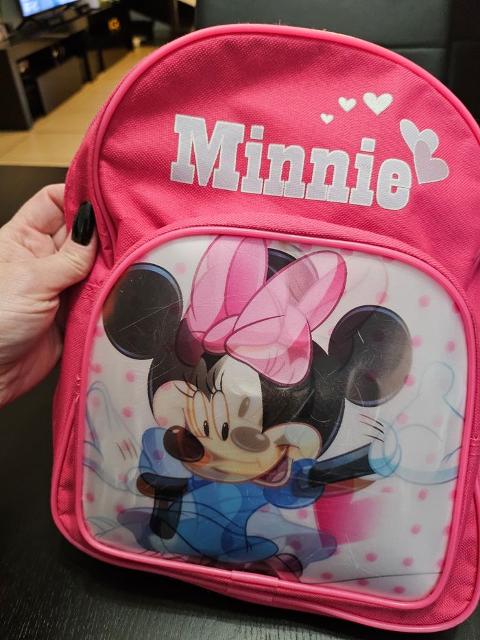 Sac à dos Minnie 3D 2poches Rose