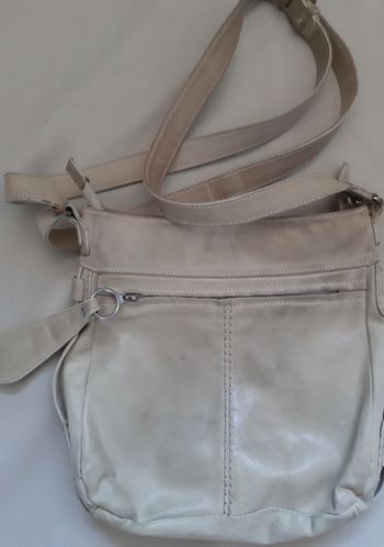 Sac à main en cuir crème - Arthur & Aston