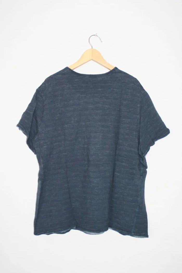 Tee-shirt bleu Homme Kiabi taille 4XL - photo numéro 3