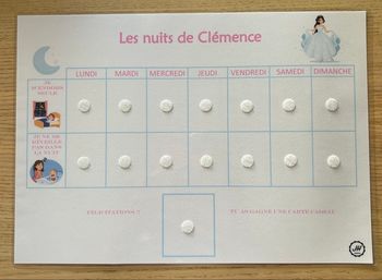 Fiche : Bien dormir avec récompense