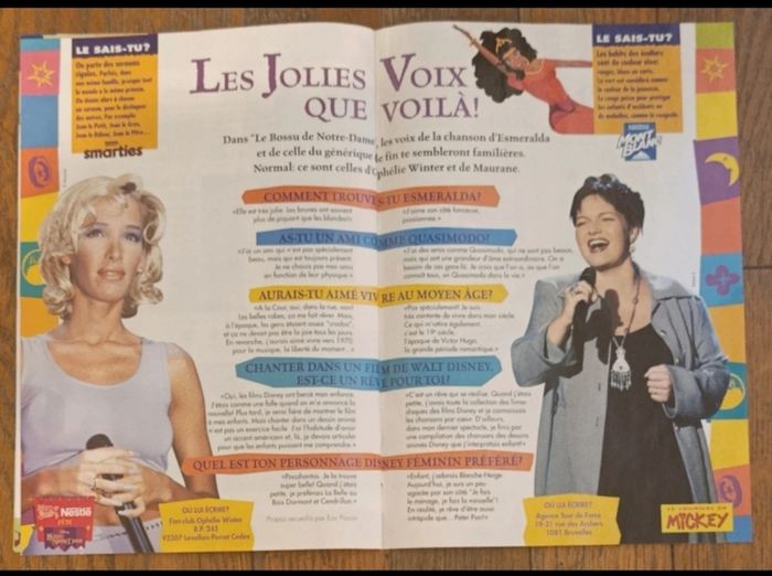 Livret le Bossu de notre dame + 5 fiches mickey vintage - photo numéro 7