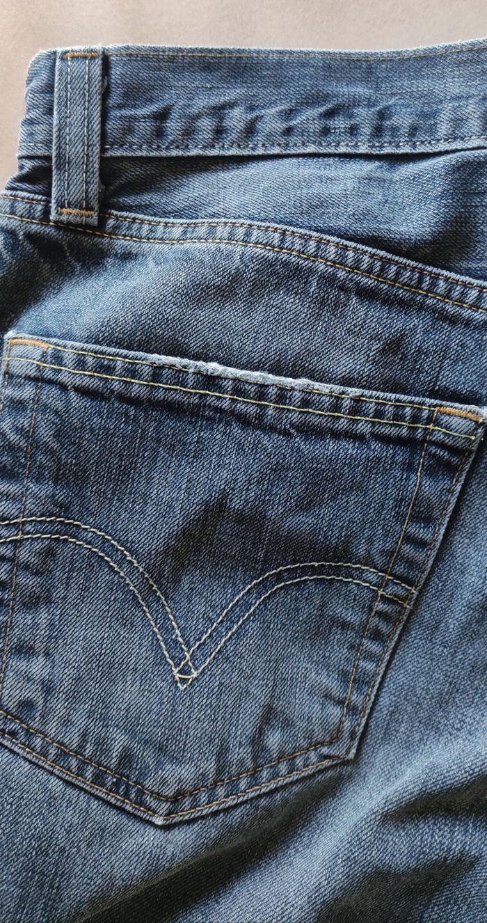 jean homme levi's gris/bleu 501 taille W32 L36 - photo numéro 7