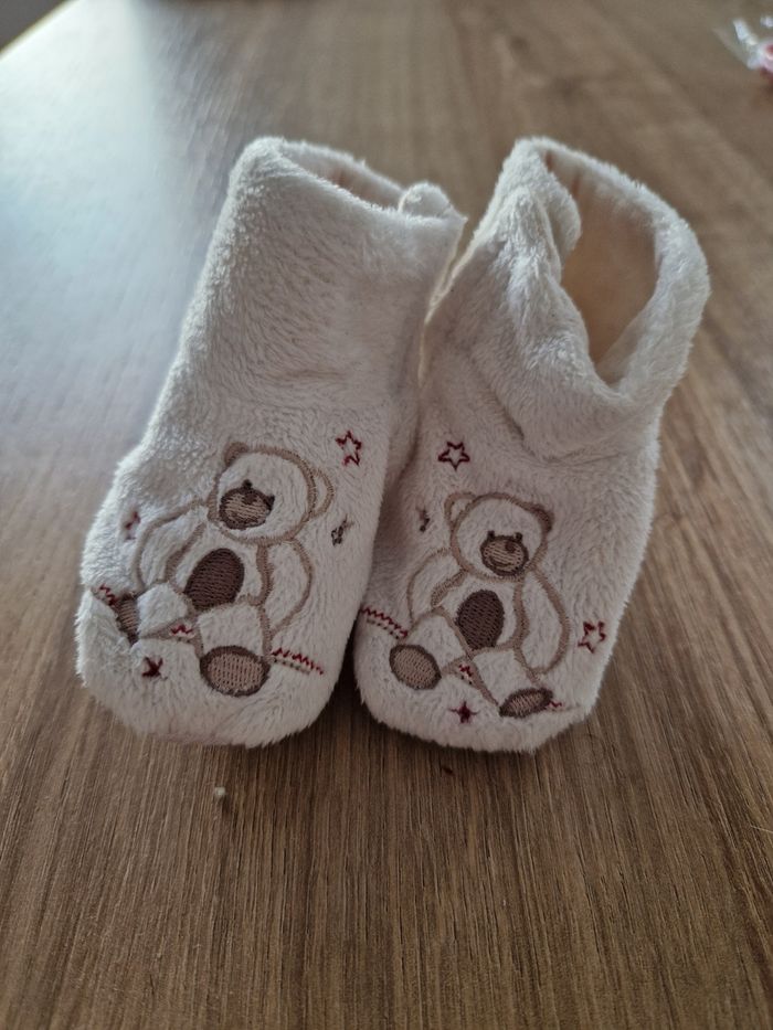 Chausson Bébé Doux et Mignon – Oursons