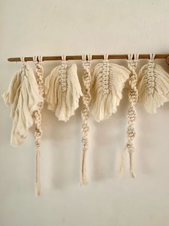 Décoration murale macramé