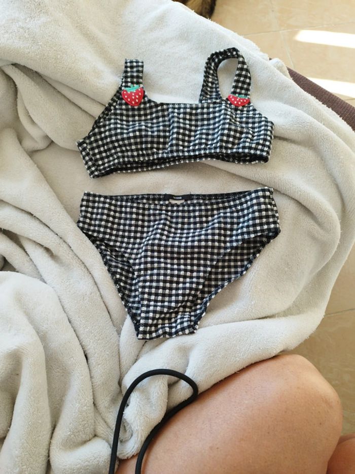 Bikini de plage 8/9ans teze is neuf