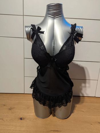 Body noir robe sucrée