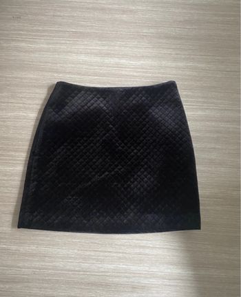 Jupe en velours noir 