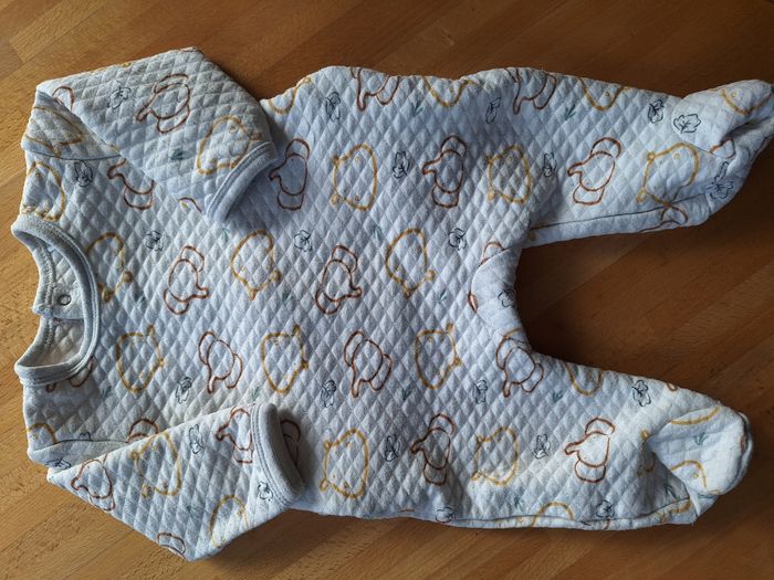 Pyjama bébé mixte Orchestra 12 mois - éléphant hippopotame