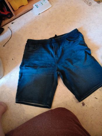 Short en jean t. 48 kiabi pas de vinted go  taille élastique