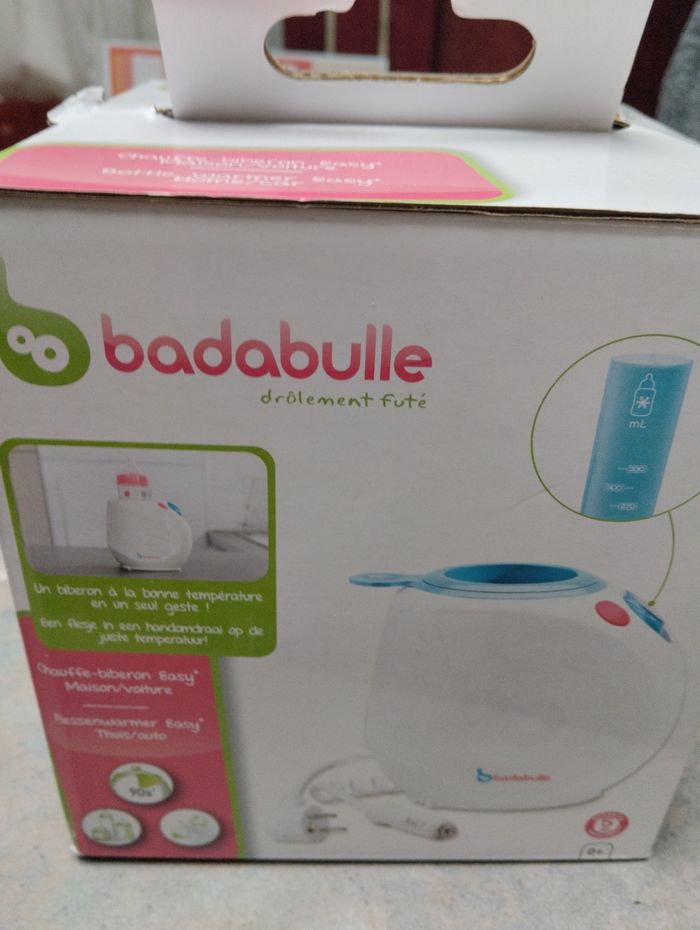 Vend babyphone badabulle vidéo 250 m et un chauffe biberon neuf pour maison est voiture - photo numéro 5
