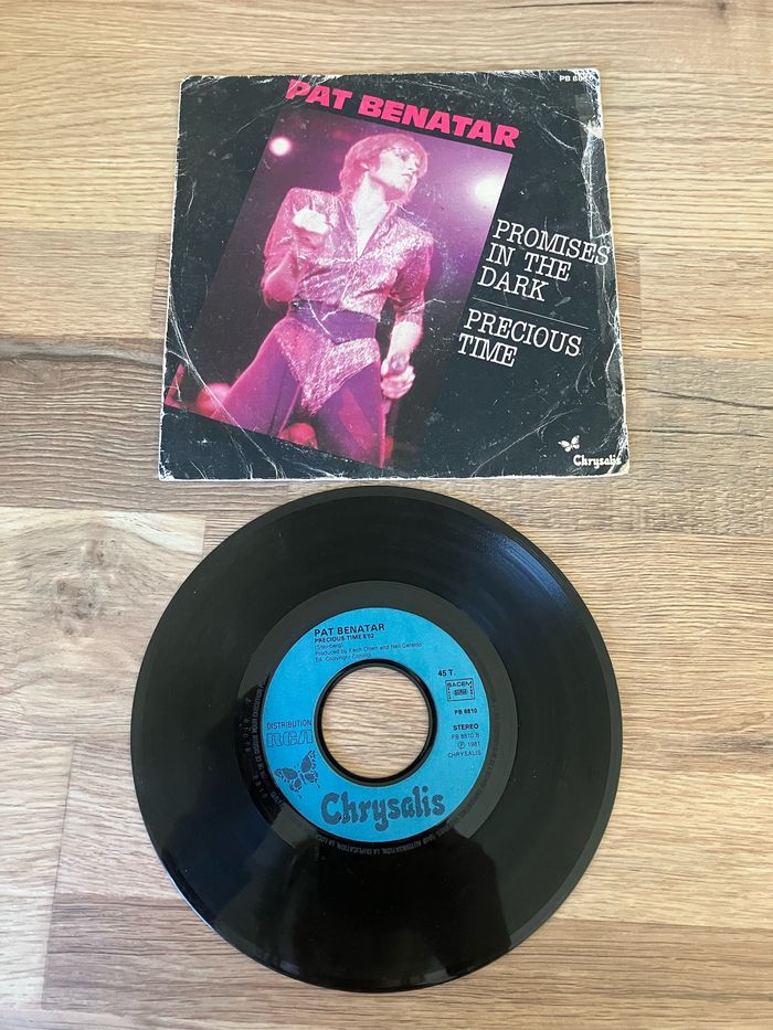 Vinyle 45 tours-Pat Benatar-Promises in the dark