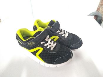 baskets newfeel noir/jaune 33