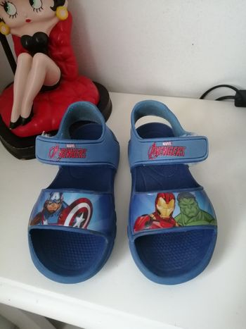 Sandalette garçon avengers