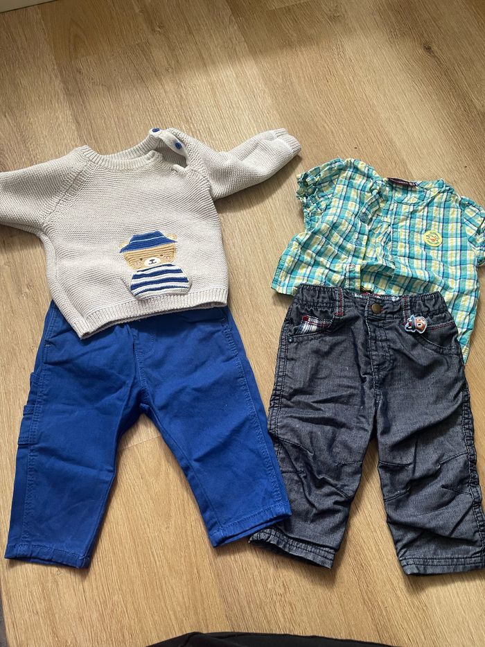 Lot vêtement garçon 1 mois à 12 mois - photo numéro 2