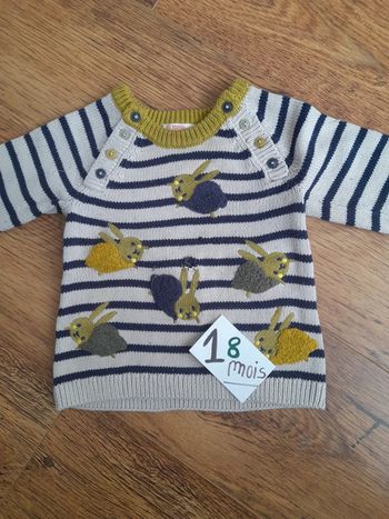 Pull 18 mois lapin 🐰