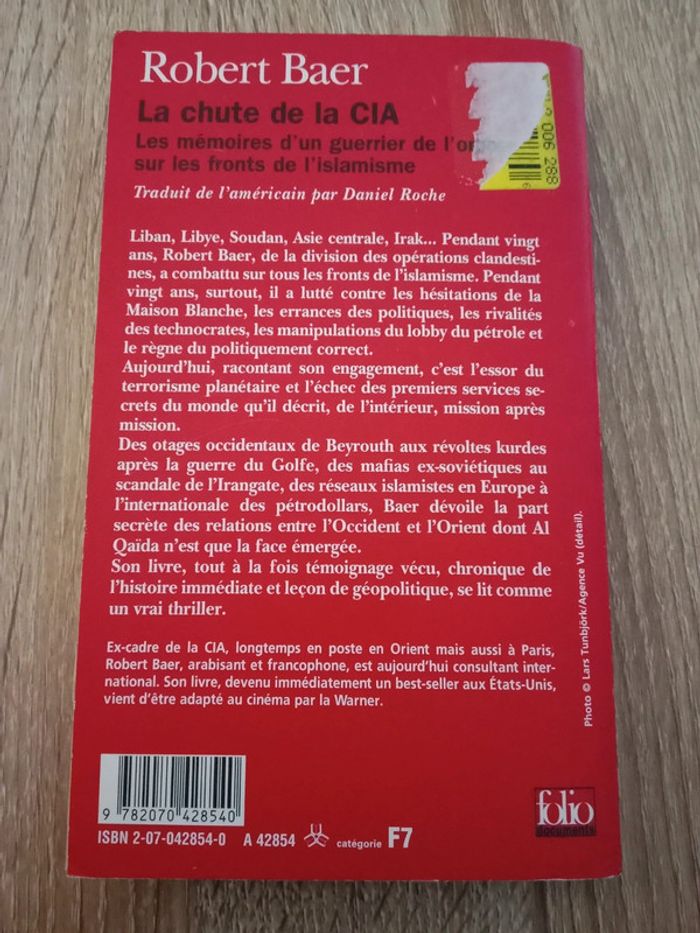 Robert Baer 🪅 La chute de la CIA - photo numéro 2