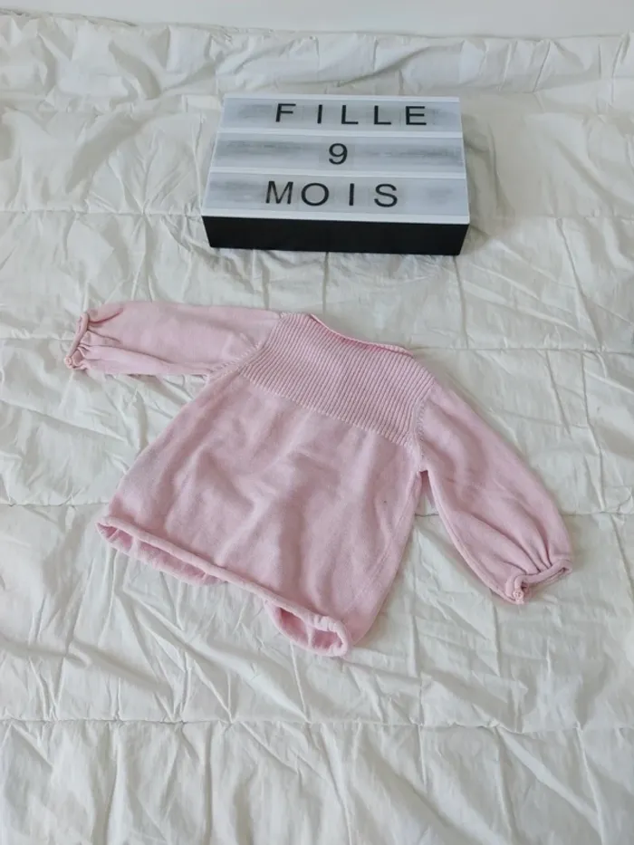 Gilet fille 9 mois - photo numéro 2