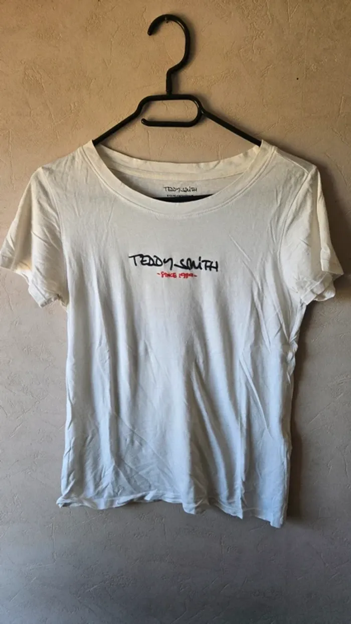 T-shirt Teddy Smith blanc