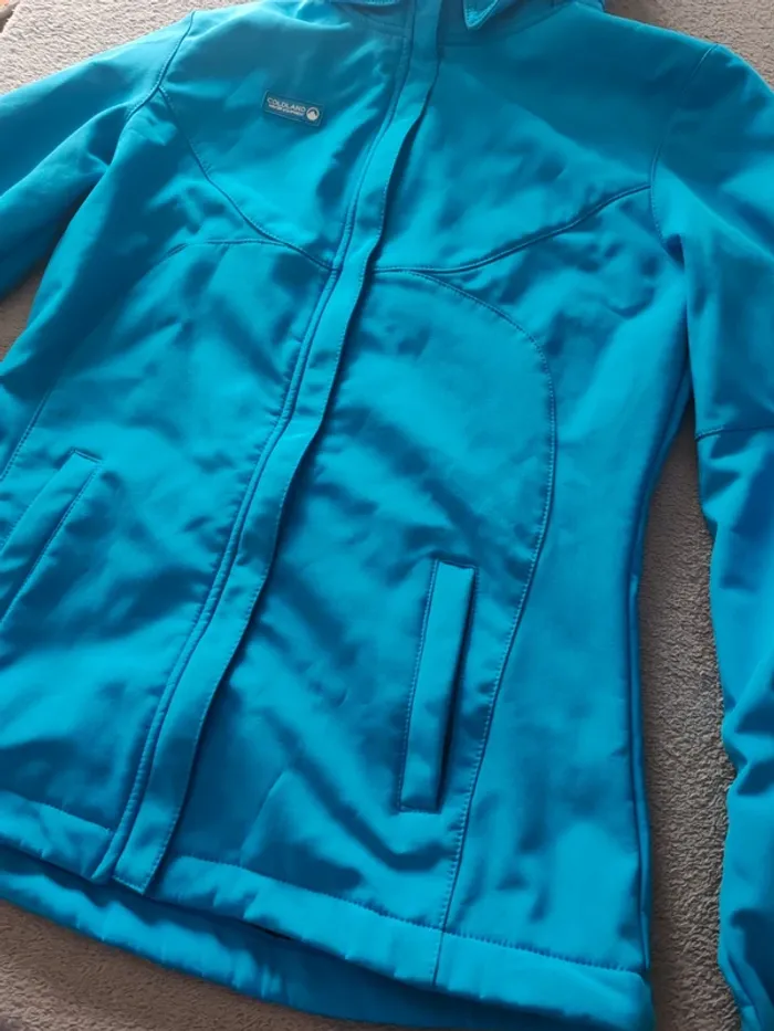 Veste softshell Tex Sport Concept “Coldland” Turquoise – Taille S Femme - photo numéro 3