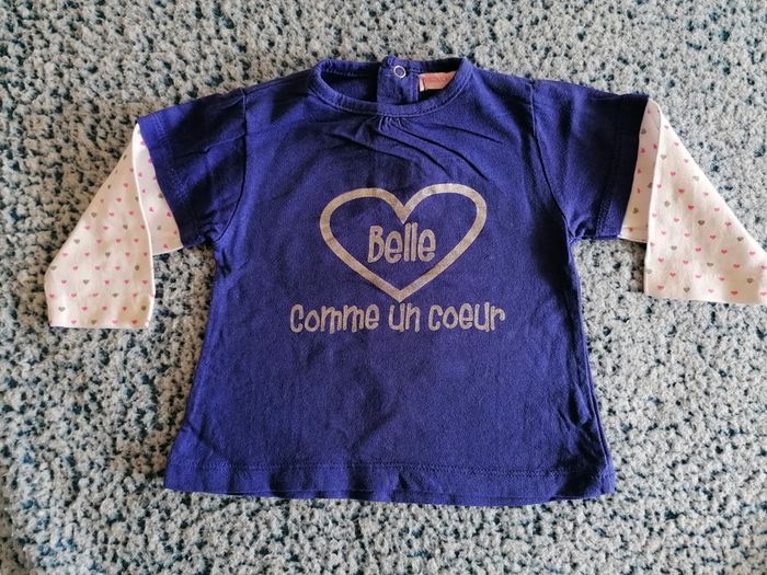 Tee-shirt fille taille 6 mois - photo numéro 5