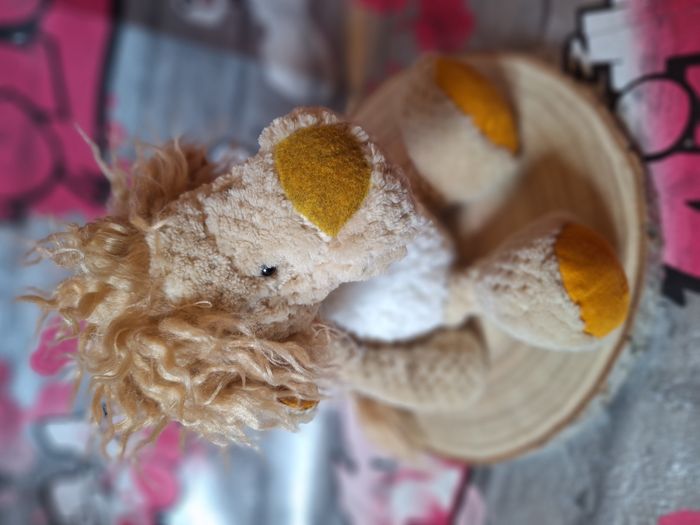 Peluche le petit Lion des Babas bou de moulin roty neuf - photo numéro 3