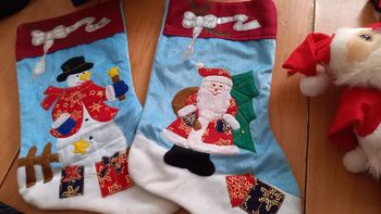 2 petites chaussettes de noel