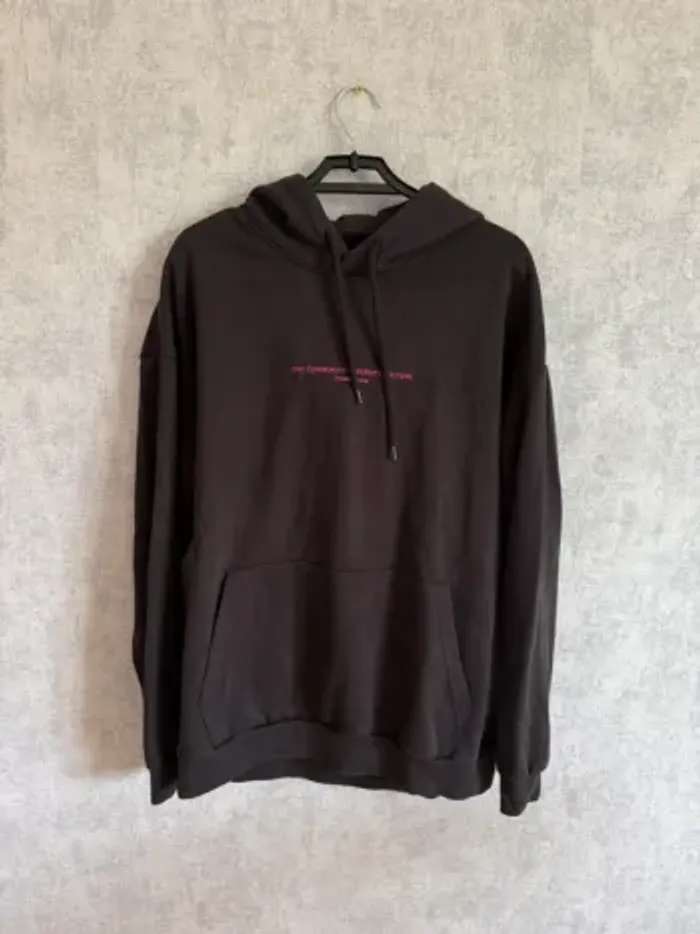 sweat à capuche gris Yourturn taille S