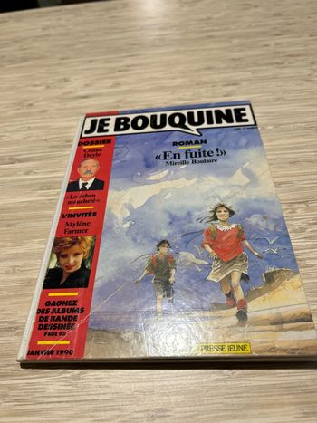 Livre ancien vintage Je bouquine Mylène Farmer bd Conan Doyle